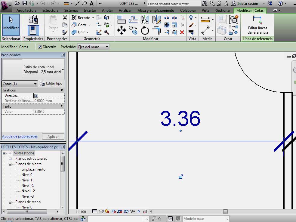 candado abierto, cota no bloqueada