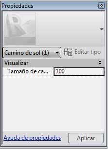 Cuadro Propiedades Camino del sol