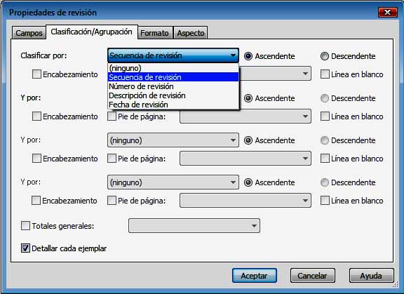 Clasificación/Agrupación
