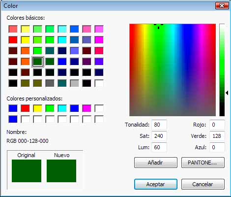 Cambio  de color de la línea horizontal del título de vista