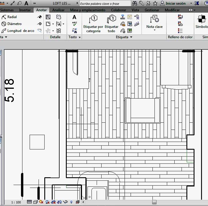 Zona oculta una vez aplicada la Región de máscara