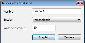Cuadro de diálogo Nueva vista de diseño