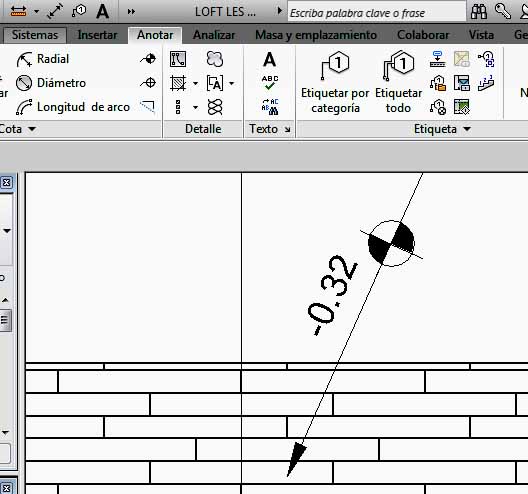 Cota de elevación con Directriz