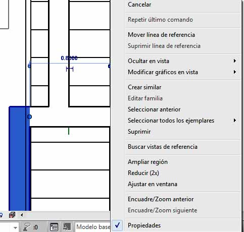 Opciones que aparecen con el botón derecho del ratón