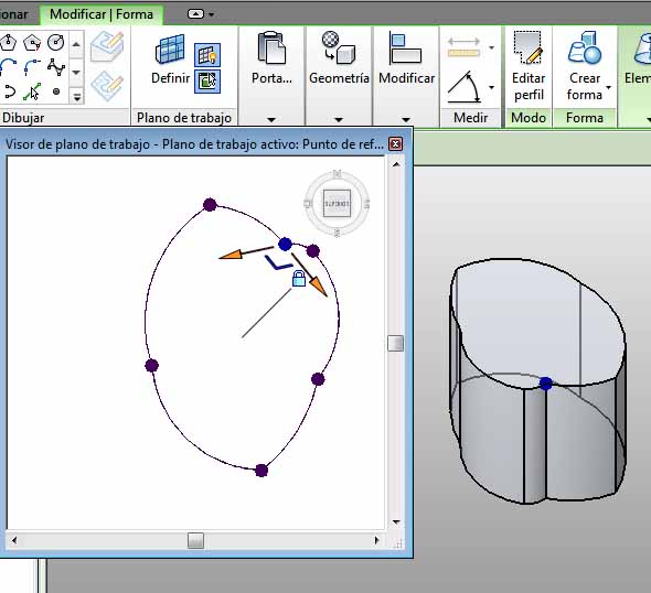 Resultado al modificar perímetro círculo