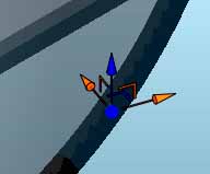 punto controlador de una spline