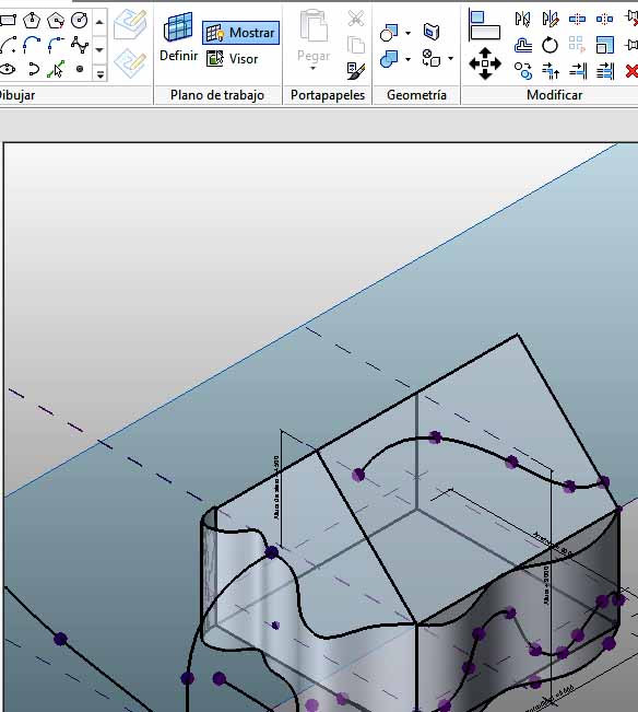 Punto de referencia controlador alojado en spline, la cual está situada en la cubierta