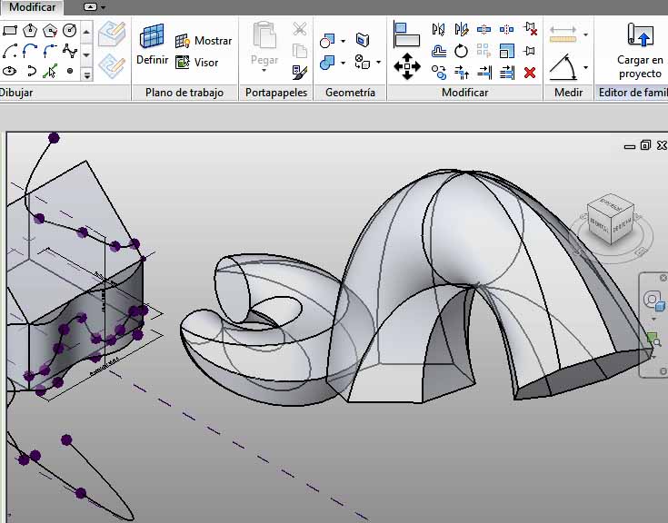 Forma solida obtenida con Fundido de barrido