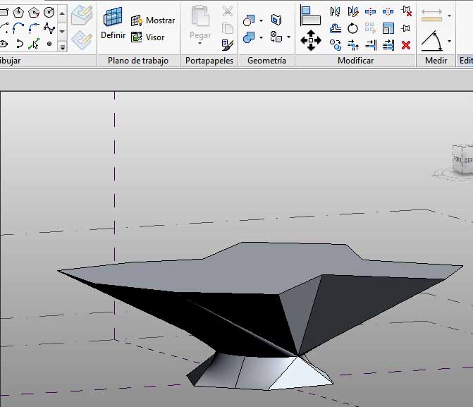 Forma a la que se va a añadir un Borde - 3D