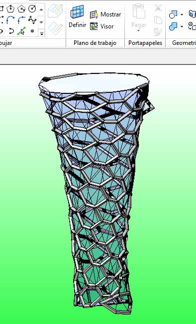 Aplicación de un componente de patrón en forma de rombo
