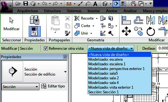 Opción referenciar otra vista