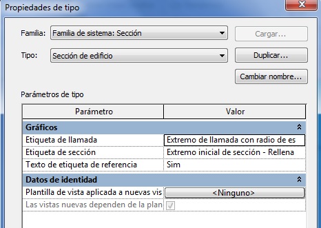 Cuadro de propiedades