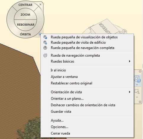 Rueda de visualización de objetos (rueda básica)