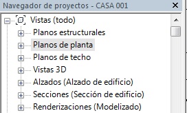 Navegador de proyectos