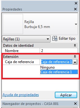 Paleta de propiedades
