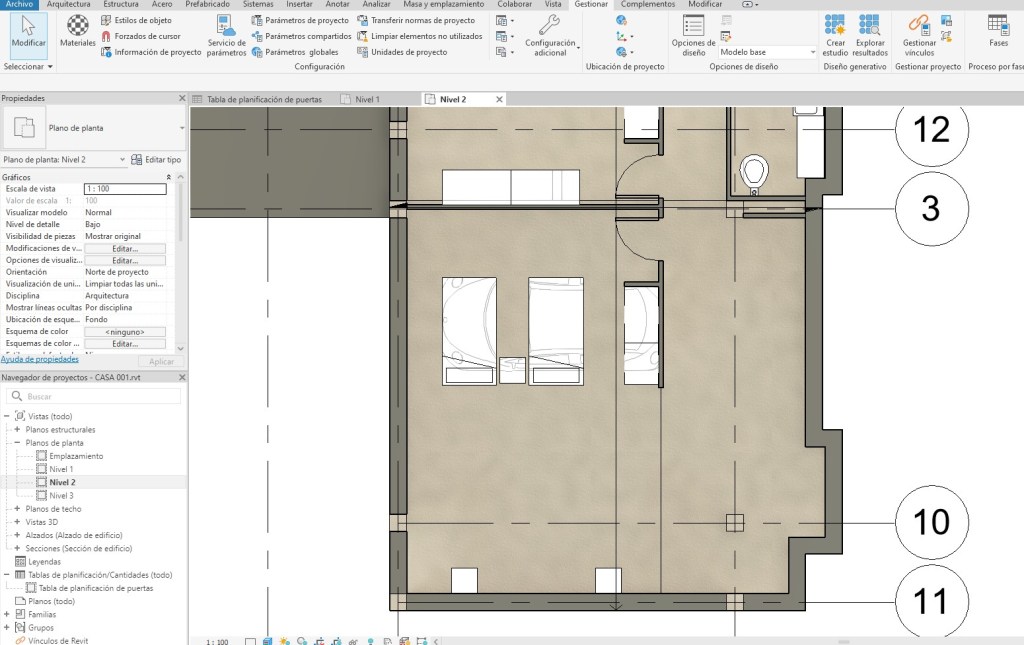 REVIT ARCHITECTURE (891) – Opciones de diseño (25) Áreas y Perímetros