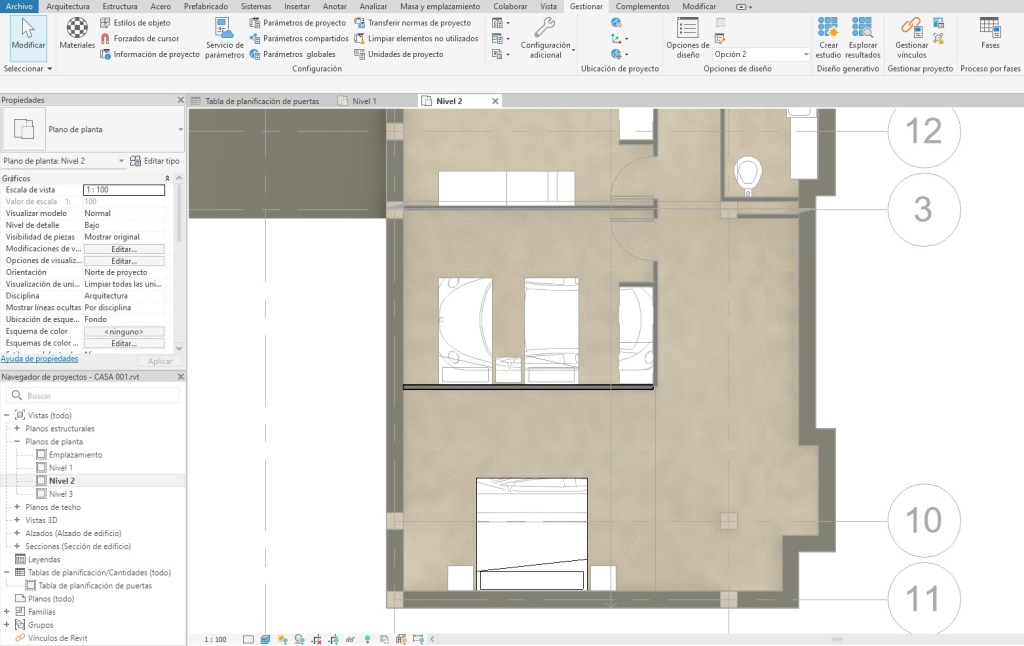 REVIT ARCHITECTURE (891) – Opciones de diseño (25) Áreas y Perímetros